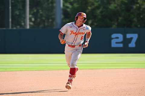 Grand slam puts USC baseball one win from College World Series