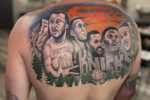 NYC man inks entire back with Mount Rushmore of Knicks greats — shocking even Jalen Brunson