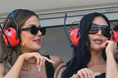 Kim Kardashian, Khloé Go Trackside for Lewis Hamilton at Monaco Grand Prix
