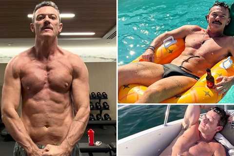 Tony Nominee Luke Evans' Shredded Shirtless Shots