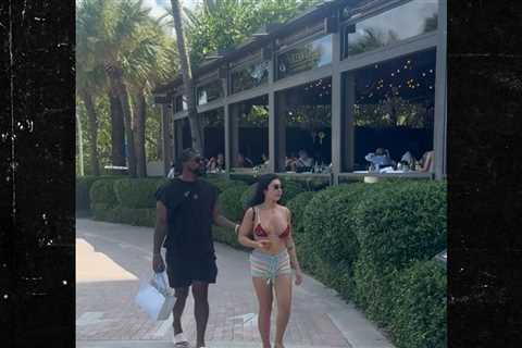 Marcus Jordan Gets Cozy With Curvy Mystery Brunette in Miami