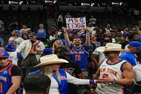 Nearly 50% of tickets for Knicks Game 5 in San Antonio purchased by NY, NJ fans