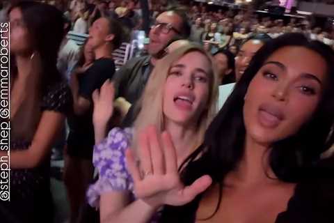 Kim Kardashian Supports Ariana Grande at ‘Eternal Sunshine’ Tour Stop in L.A.