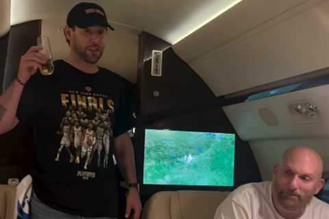Scooter Braun calls Sydney Sweeney ‘greatest good luck charm’ after Knicks championship