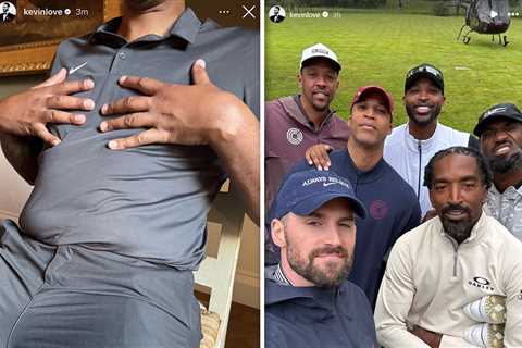 LeBron James Reunites With 2016 Cavs, Kevin Love Trolls Teammate's Retirement Bod