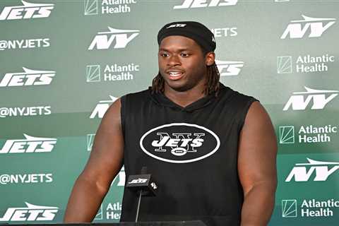 Olu Fashanu knows where experienced Jets offensive line’s focus must be with Geno Smith at QB