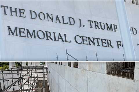 New Photos Show President Trump's Name Removed From Kennedy Center