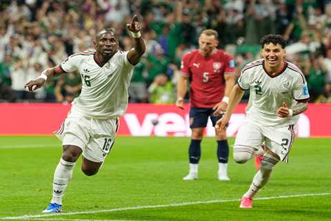 Julian Quinones’ wife Ana wows in revealing gray shirt amid Mexico star’s World Cup goal