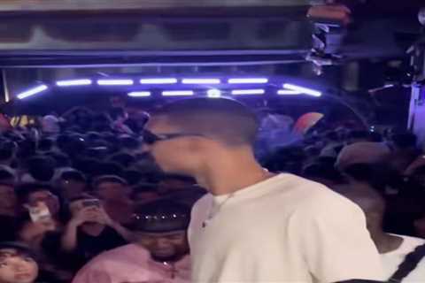 Victor Wembanyama greeted with MVP chants at Paris nightclub in France return