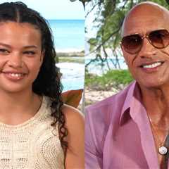 Dwayne Johnson & Catherine Laga’aia Play Disney ‘Finish the Lyrics’ Game, Talk Live-Action ‘Moana’..