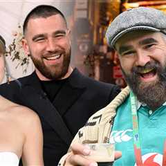 Jason Kelce Says He Pounded 'Way Over' 15 Beers At Taylor & Travis' Wedding