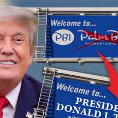 Palm Beach International Airport Becomes President Donald J. Trump Airport