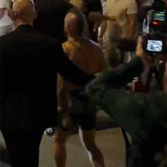 Conor McGregor bolts out of arena barefoot after brutal knee injury at UFC 329