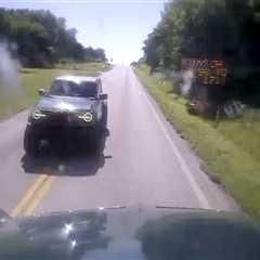 ESPN NFL draft analyst Matt Miller’s horrific car crash captured on video