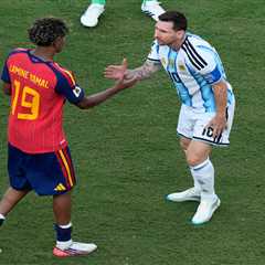 Lamine Yamal, Lionel Messi share heartfelt moment after Spain’s World Cup win