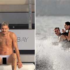 Romeo Beckham Shows Off Butt, Genitals In Soaked White Shorts