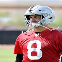 Raiders coach names starting QB ahead of training camp