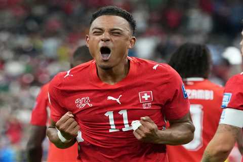 Switzerland storms past Algeria to advance to World Cup Round of 16