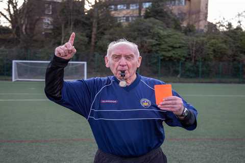93-year-old soccer ref criticizes players who ‘go down like they’ve been shot’