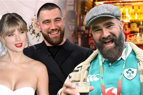 Jason Kelce Says He Pounded 'Way Over' 15 Beers At Taylor & Travis' Wedding