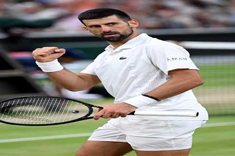 Novak Djokovic’s wife Jelena shows Wimbledon semifinal support in white skirt