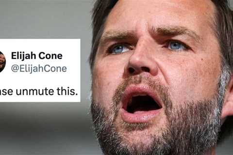 JD Vance’s Latest Attempt At Stand-Up Comedy Is Physically Painful To Watch