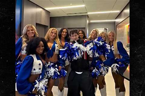 Timothée Chalamet Fangirls Over Dallas Cowboys Cheerleaders, on Video!