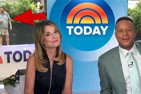 'TODAY' Intruder Appears to be Seen on Live Broadcast Before Storming the Set