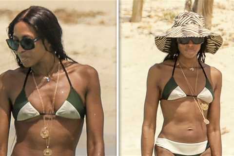 Naomi Campbell Shows Off Bikini Body During Ibiza Beach Day