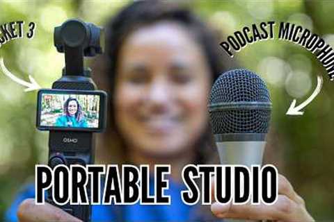 Using the DJI Osmo Pocket 3 Creator Combo + Podcast Microphone