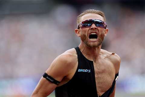 Runner who smashed 27-year record for fastest mile celebrated with his first beer in months