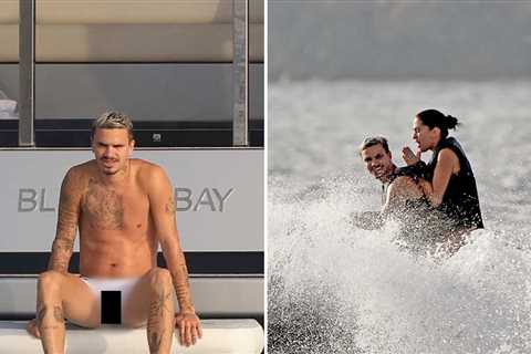 Romeo Beckham Shows Off Butt, Genitals In Soaked White Shorts