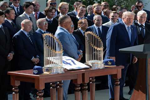 Dodgers visit White House for one last 2025 World Series celebration
