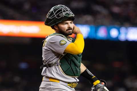 A’s catcher Shea Langeliers could be out for season as Yankees lose trade target
