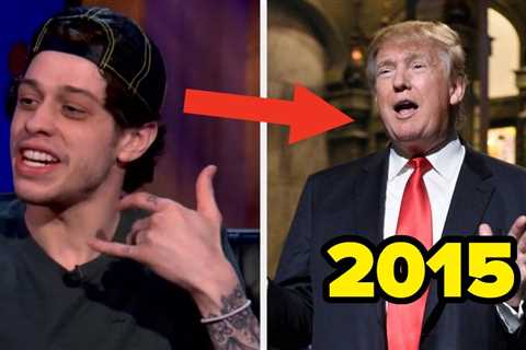 People Are Seriously Cringing Over Pete Davidson’s Story About Donald Trump’s Allegedly “Weird”..