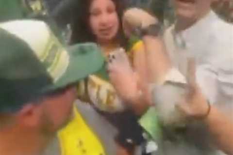 New video emerges showing Storm fan, Sophie Cunningham supporters clashing in tense scene