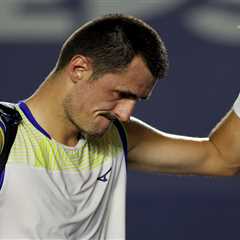 Controversial tennis star slammed for ‘disgraceful’ effort during comeback event