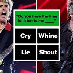 Sorry, But Only Serious Green Day Fans Can Identify These Lyrics