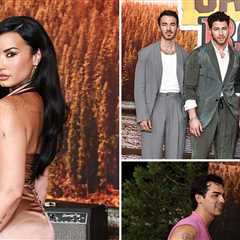 Demi Lovato Reunites With Ex Joe Jonas for 'Camp Rock 3' Premiere
