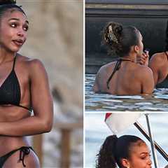Lori Harvey and Tina Kunakey Flaunt Their Curves on Ibiza Girls Trip