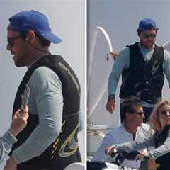 Sydney Sweeney, Scooter Braun Jet Ski Off Mallorca Coast on Yacht Escape