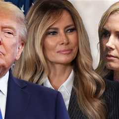 Donald Trump Joined by Melania and Natalie Harp at Freedom 250 Grand Prix