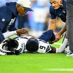 Seahawks rookie carted off field with broken ankle in brutal injury blow