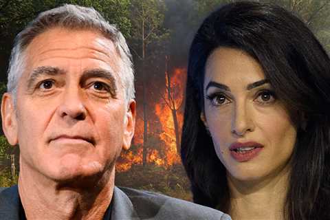 George and Amal Clooney Evacuate Home in France Due to Wildfires