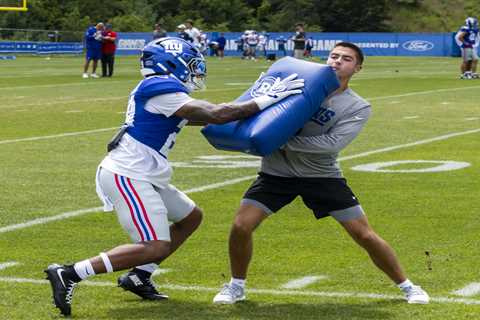 Giants running backs embracing ‘opportunity to show ourselves’ in John Harbaugh’s system
