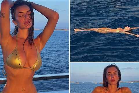 Float Into Stassie Karanikolaou's Golden Girl Slay-cation!