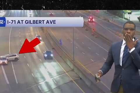 News Anchor Nearly Swears On Live TV After Seeing Car Crash in Real Time