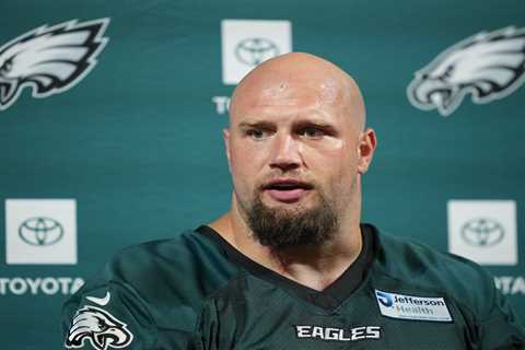 Eagles’ Lane Johnson reveals he’s ‘probably’ retiring after 2026 season