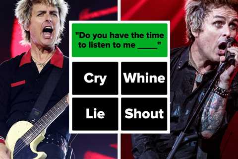 Sorry, But Only Serious Green Day Fans Can Identify These Lyrics