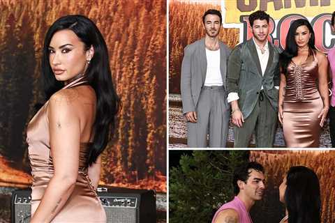 Demi Lovato Reunites With Ex Joe Jonas for 'Camp Rock 3' Premiere